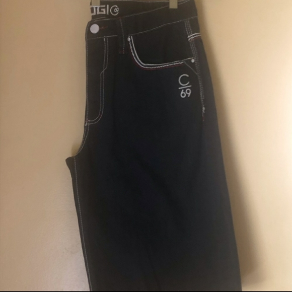 COOGI "Union Jack" Blue jeans shorts - Picture 4 of 5